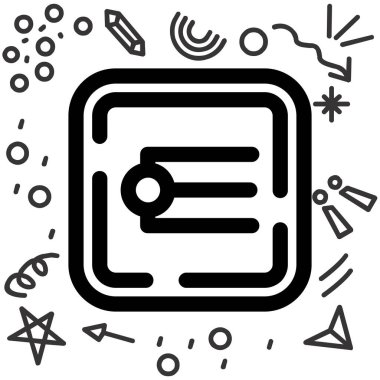 Web simgesi vektör illüstrasyonu