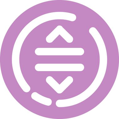 Bir harf simgesinin vektör illüstrasyonu