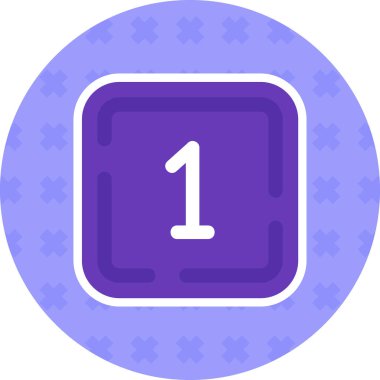 Bir b simgesinin vektör illüstrasyonu