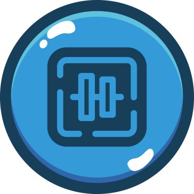 Modern b 'nin vektör illüstrasyonu eksik simgesi