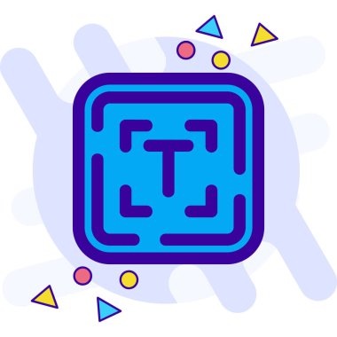 oyun simgesi vektörü. özet çizimi