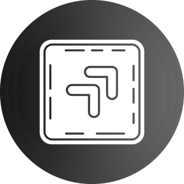 Tek izole edilmiş simgenin vektör illüstrasyonu