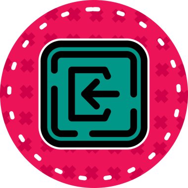 Bir oyun simgesinin vektör illüstrasyonu