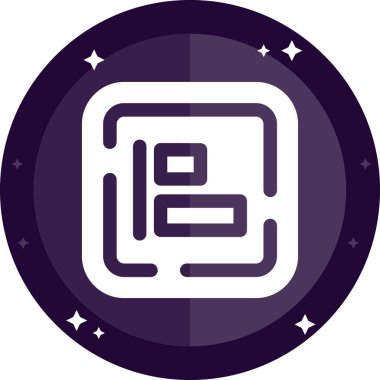 Modern b 'nin vektör illüstrasyonu eksik simgesi