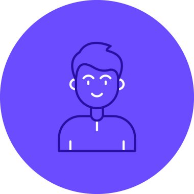 İnsan simgesinin vektör illüstrasyonu