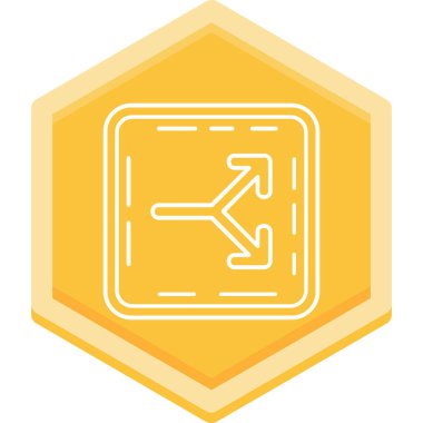 yol işareti vektör simgesi