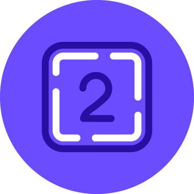 iki ton renk web simgesi, vektör illüstrasyonu