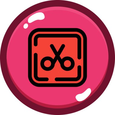 Yiyecek, yiyecek ve içeceğin vektör simgesi