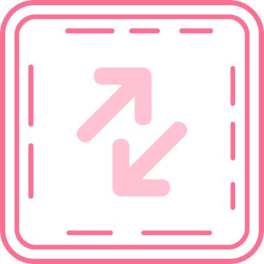 Ok. Web simgesi basit illüstrasyon