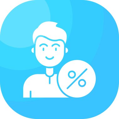 Müşteri indirimi simgesi