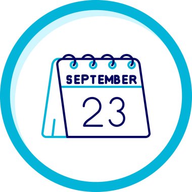 Takvim simgesinin vektör illüstrasyonu