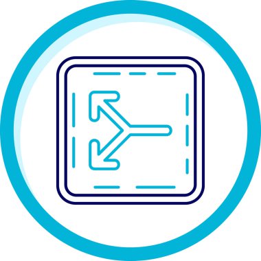 Ok. Web simgesi basit illüstrasyon