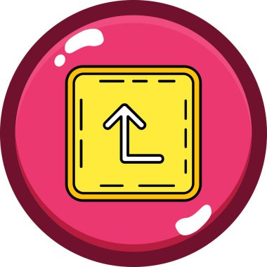 Bir saatin vektör illüstrasyonu