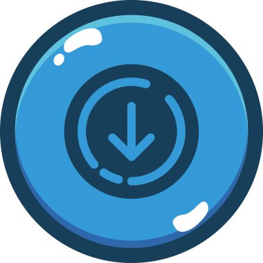 Yükleme simgesini doldurulmuş olarak tazele - taslak biçimi