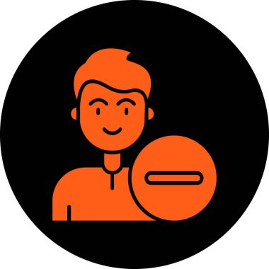 Taşaklı bir adamın vektör çizimi