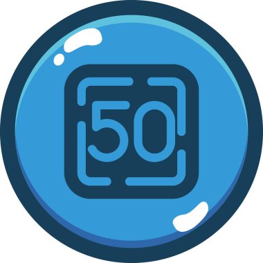 5 hız metre ikon vektör illüstrasyonu