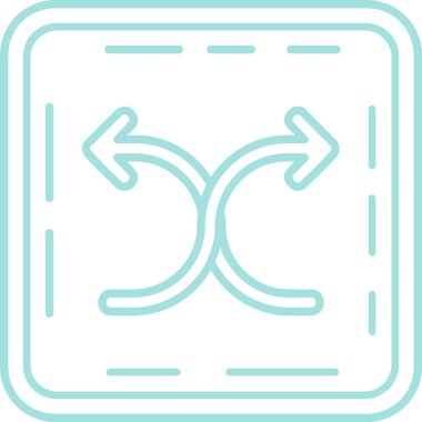 ok simgesi, vektör illüstrasyonu