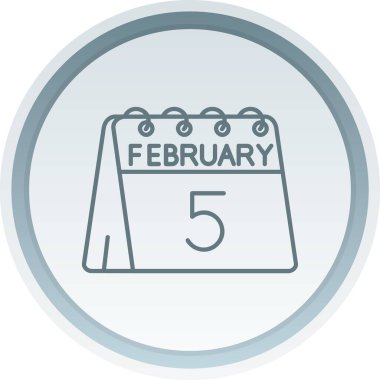 Takvim simgesi, vektör illüstrasyonu basit tasarım