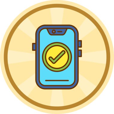 - Telefon. Web simgesi basit illüstrasyon