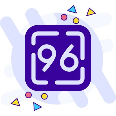 898 simge vektörü. Ana hatlı tabela çizimi. sembol konumu