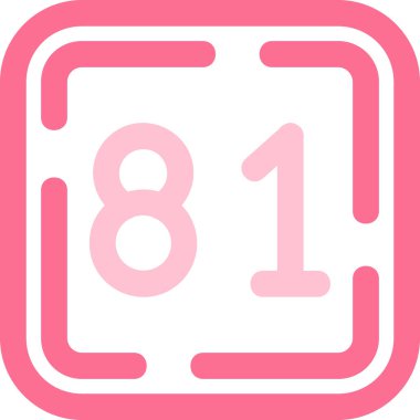 977 glyph vektör dekoru