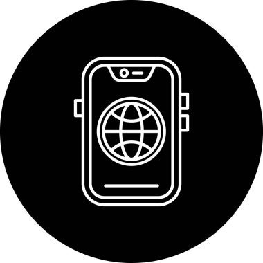 mobil simge vektör illüstrasyonu