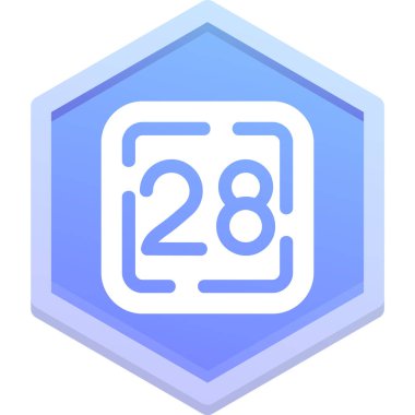 tarih vektör simgesi modern basit beyaz illüstrasyon