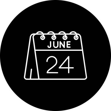 Takvim simgesi, vektör çizimi