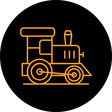 Eşsiz ateş motoru vektör simgesi