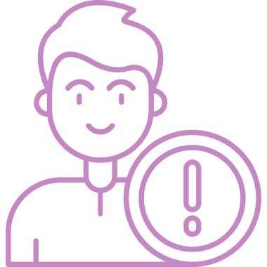 avatar erkek kişisi simgesi ana hatlar biçiminde