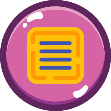 İç bakalım. Web simgesi basit illüstrasyon