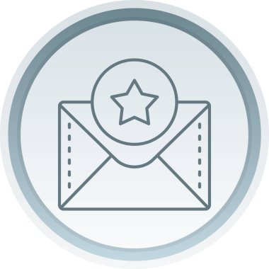 E- posta simgesinin vektör illüstrasyonu