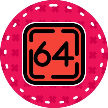 Casino çip kutsal kişilerin resmi, vektör çizim