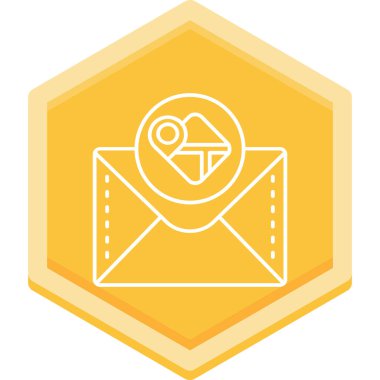 E-posta. Web simgesi basit illüstrasyon