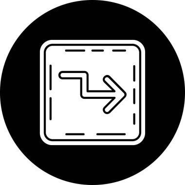 ok simgesinin vektör illüstrasyonu