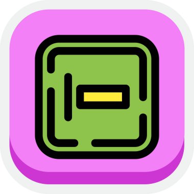 Modern b 'nin vektör illüstrasyonu eksik simgesi