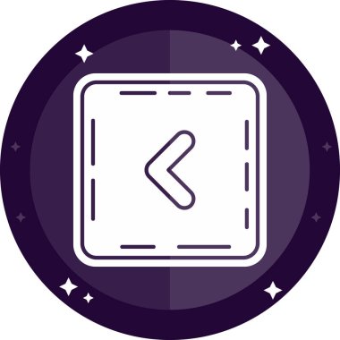 Çemberin tek bir simgesinin vektör çizimi