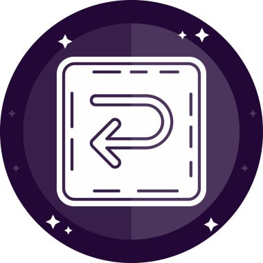 Ok. Web simgesi basit illüstrasyon