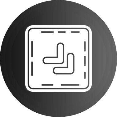 Modern simgenin vektör illüstrasyonu