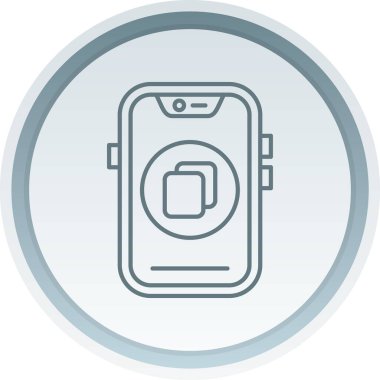 akıllı telefon simgesi. beyaz arkaplanda izole edilmiş web tasarımı için akıllı telefon vektör simgesi