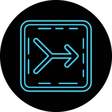 Eğilim biçimi izole edilmiş arkaplanda yön ok simgesi