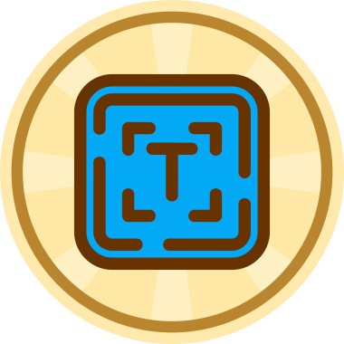 Para simgesi, vektör illüstrasyonu