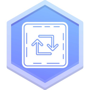 ok simgesi, vektör illüstrasyonu