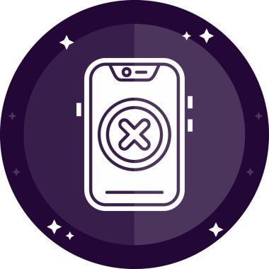 akıllı telefon simgesi vektör illüstrasyonu