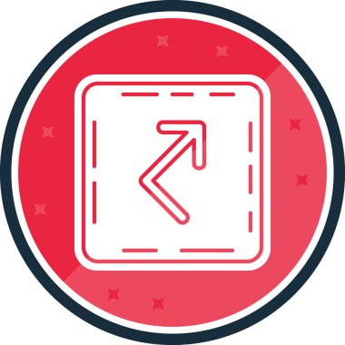 ok simgesi vektör illüstrasyonu