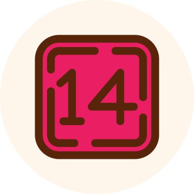 14 numaralı simge tasarımı