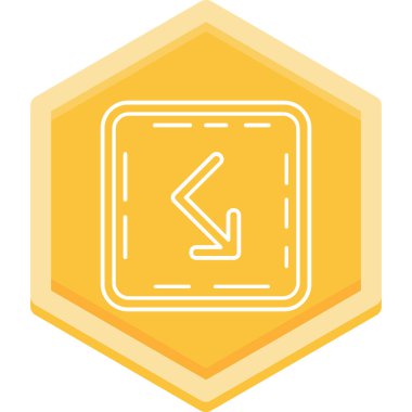 Ok. Web simgesi basit illüstrasyon