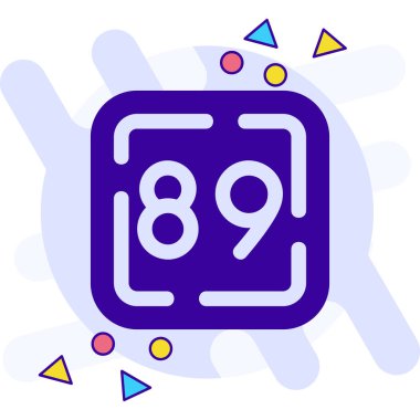 89 numara simge tasarımı