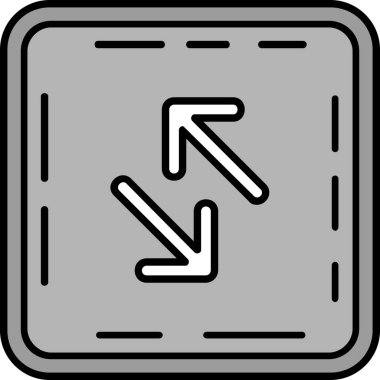 ok yönü sol simgesi