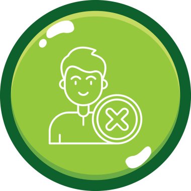 Simge, vektör illüstrasyonunu sil